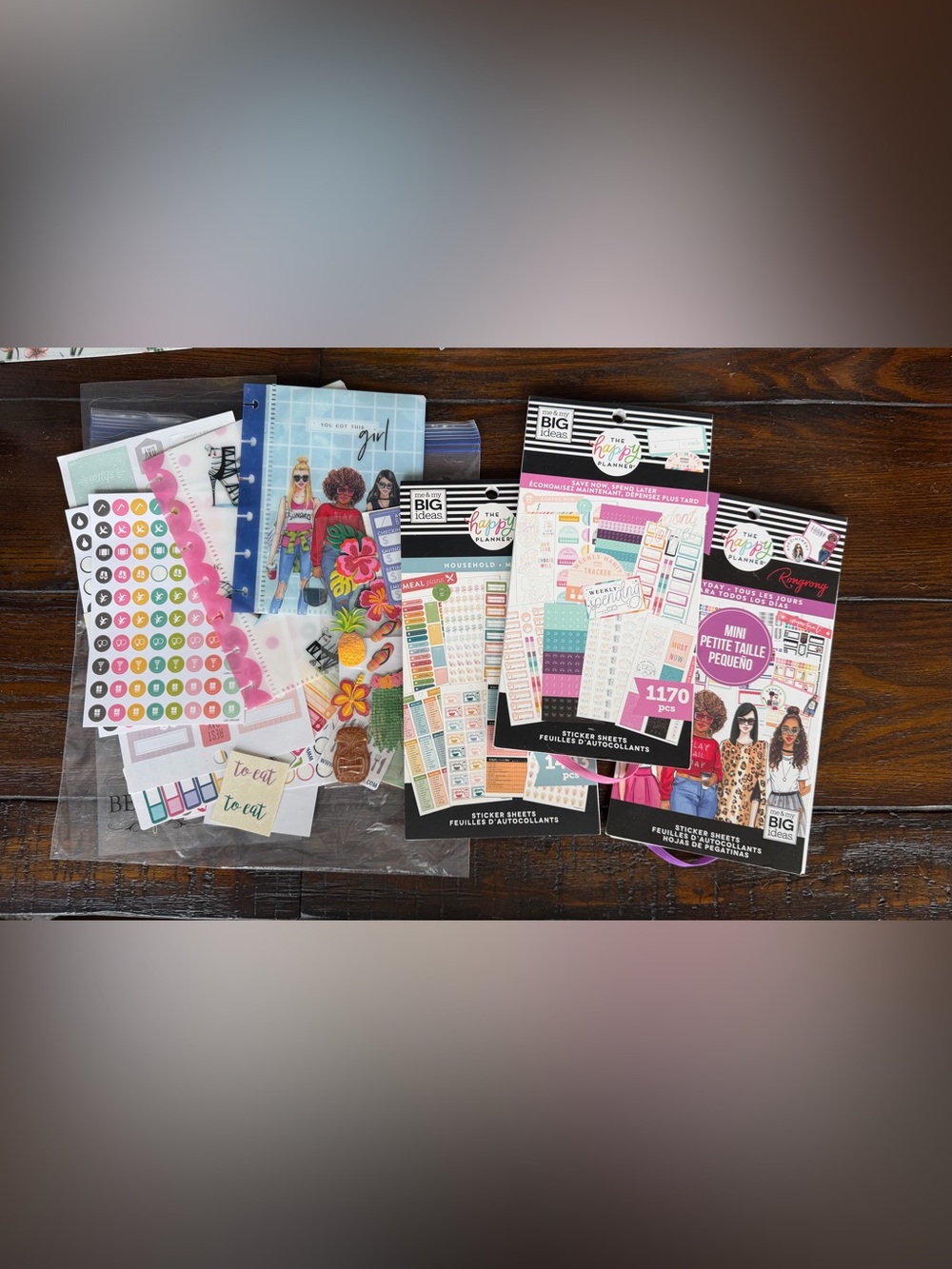 The Happy Planner Sticker Sheets & Accessories Lot